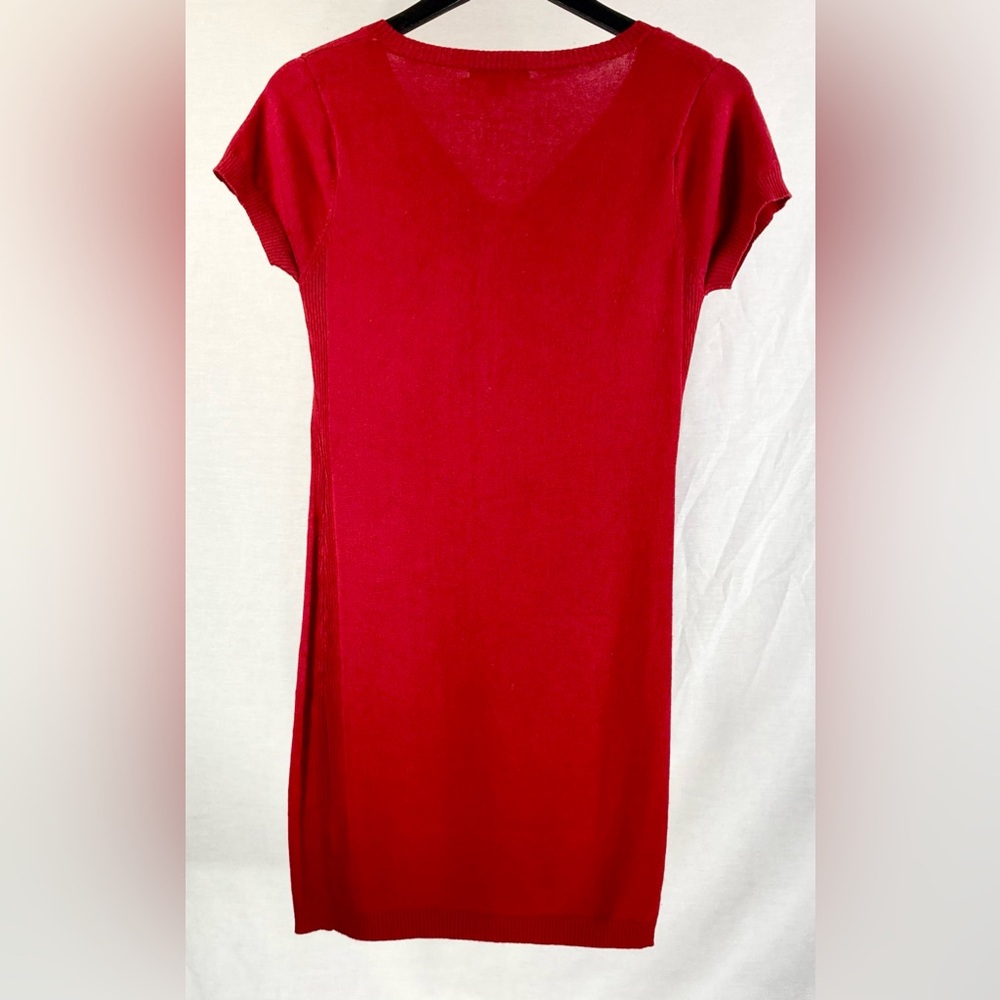 Moral Fiber Vibrant Red Knit Top